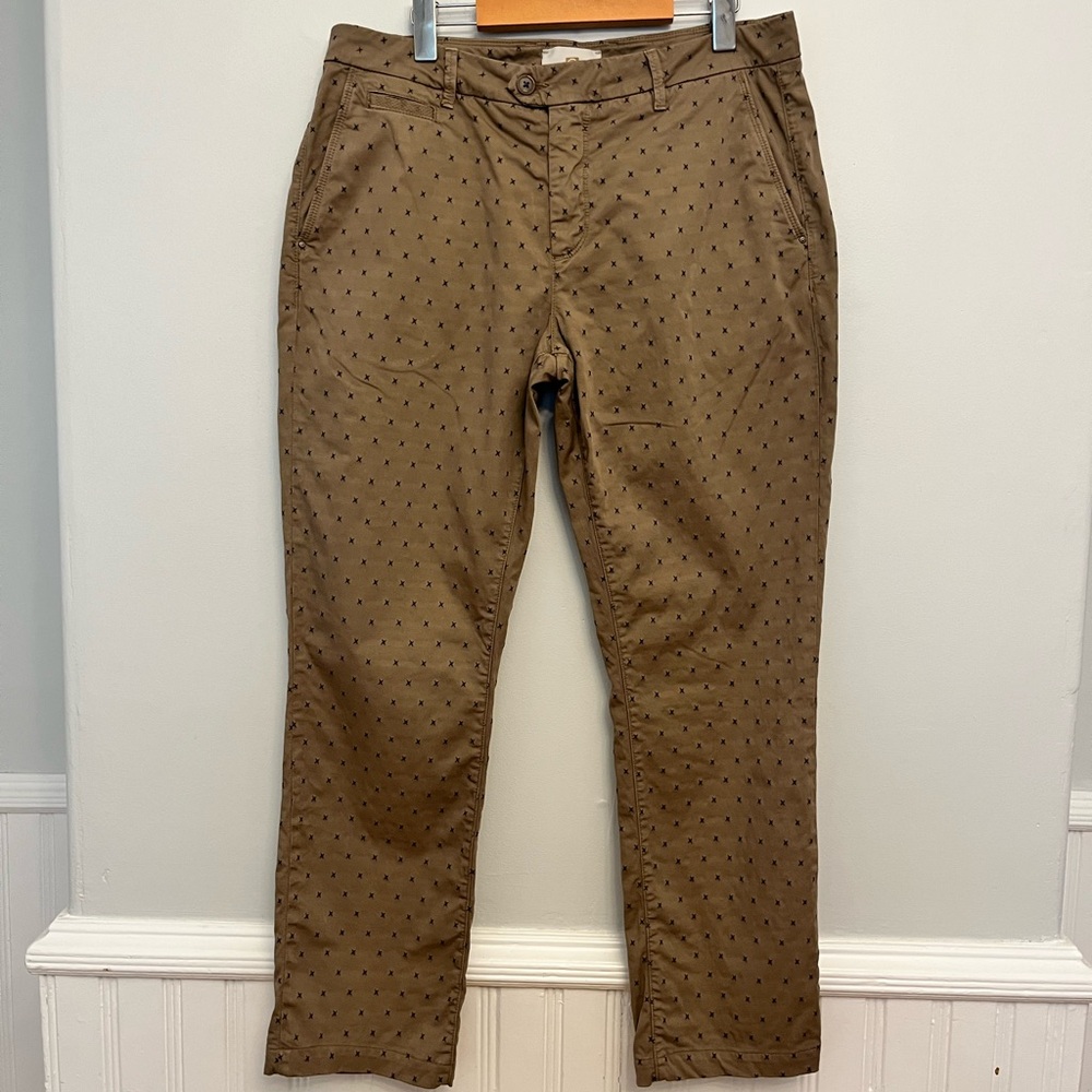 Teleria Zed Men's Italian 5 Pocket Chinos, Size 34